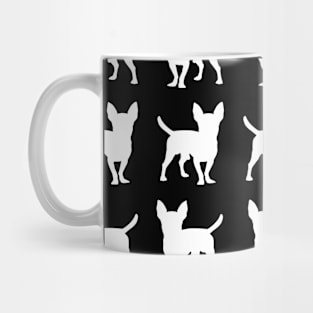 Chihuahua Silhouette Pattern Mug